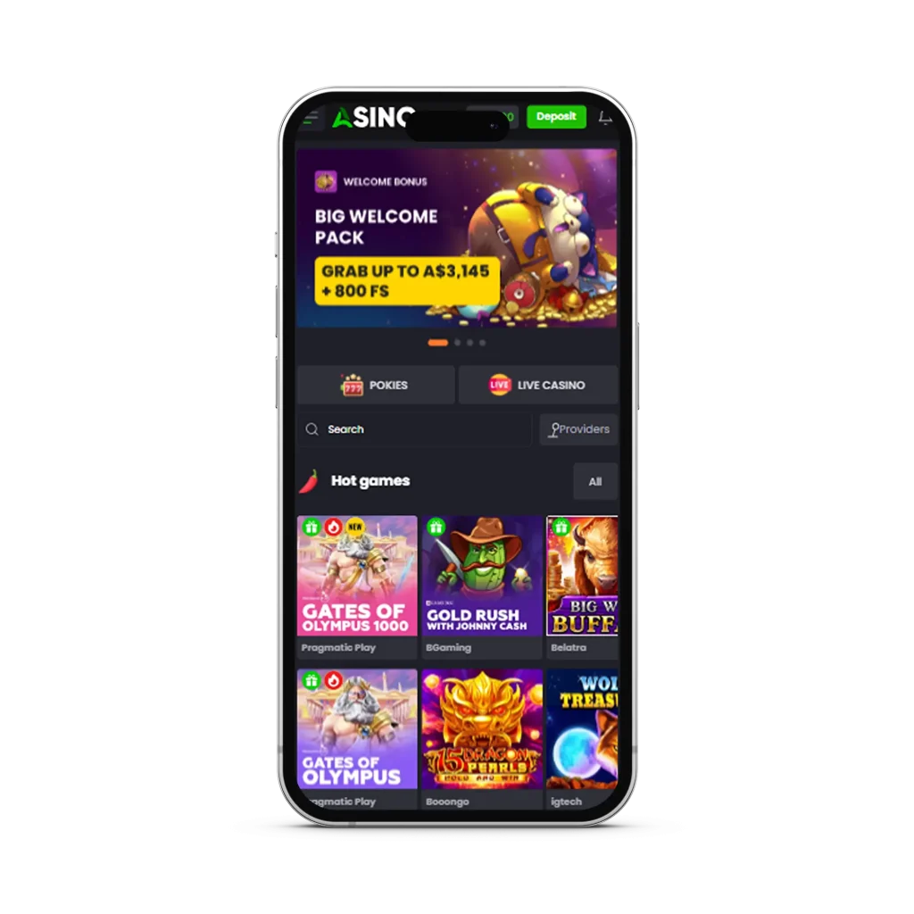Asino Mobile App